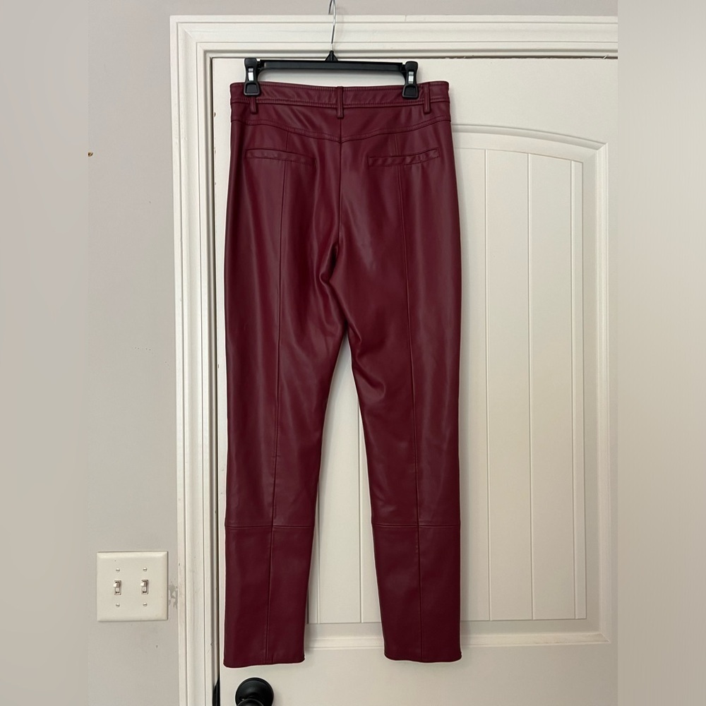 Milly Rue Faux Leather Pants - Picture 7 of 10